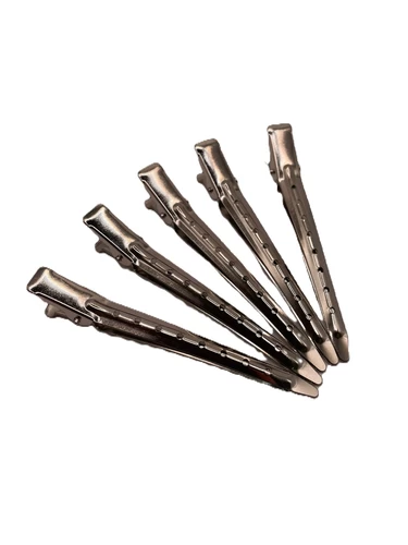 Metal hair clips 9 cm / 10 pieces