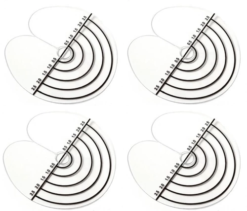 Beschermplaatjes rond